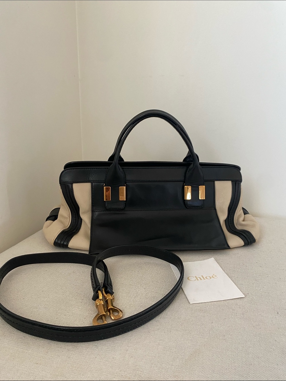Chloe Alice Two Tone Satchel - Picture 6 of 17